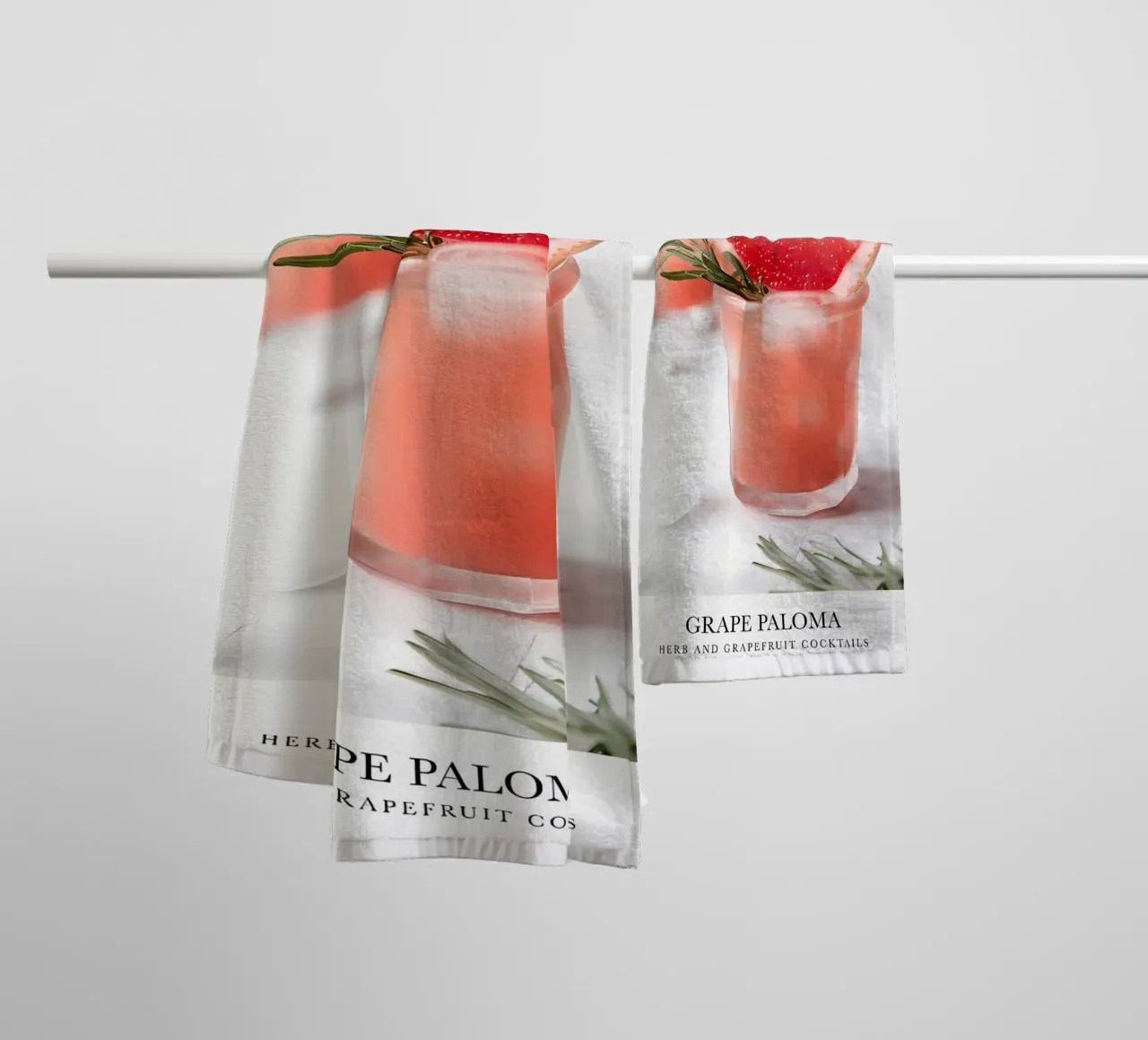 Cocktail di pompelmo asciugamano da bagno da Manhmai