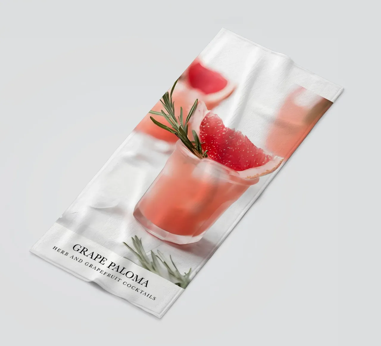 Cocktail di pompelmo telo mare da Manhmai