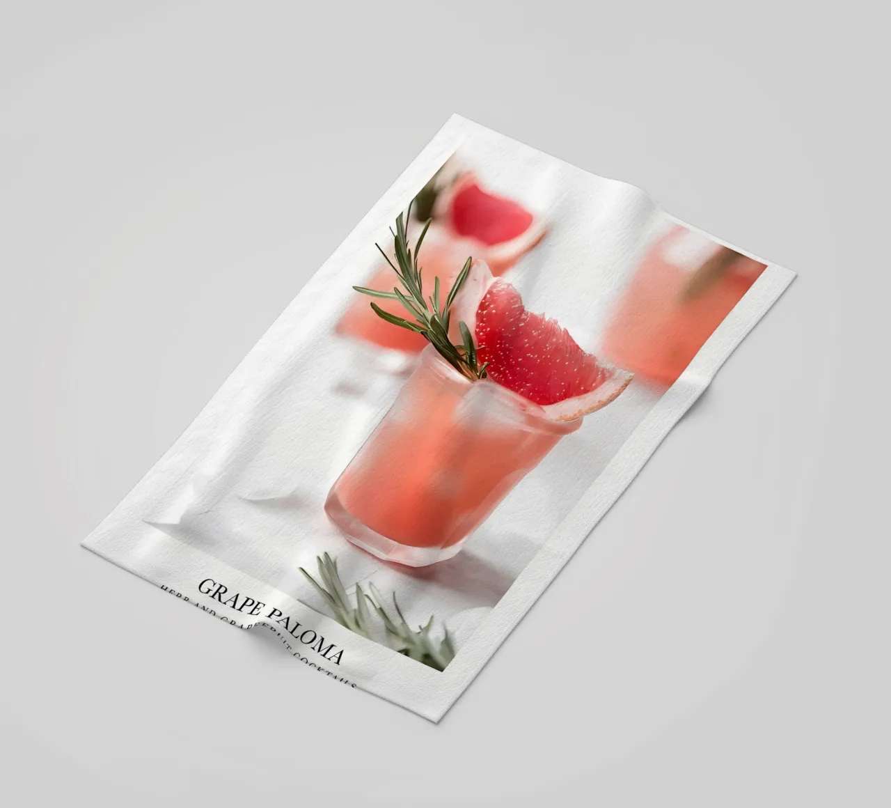 Cocktail di pompelmo telo mare da Manhmai