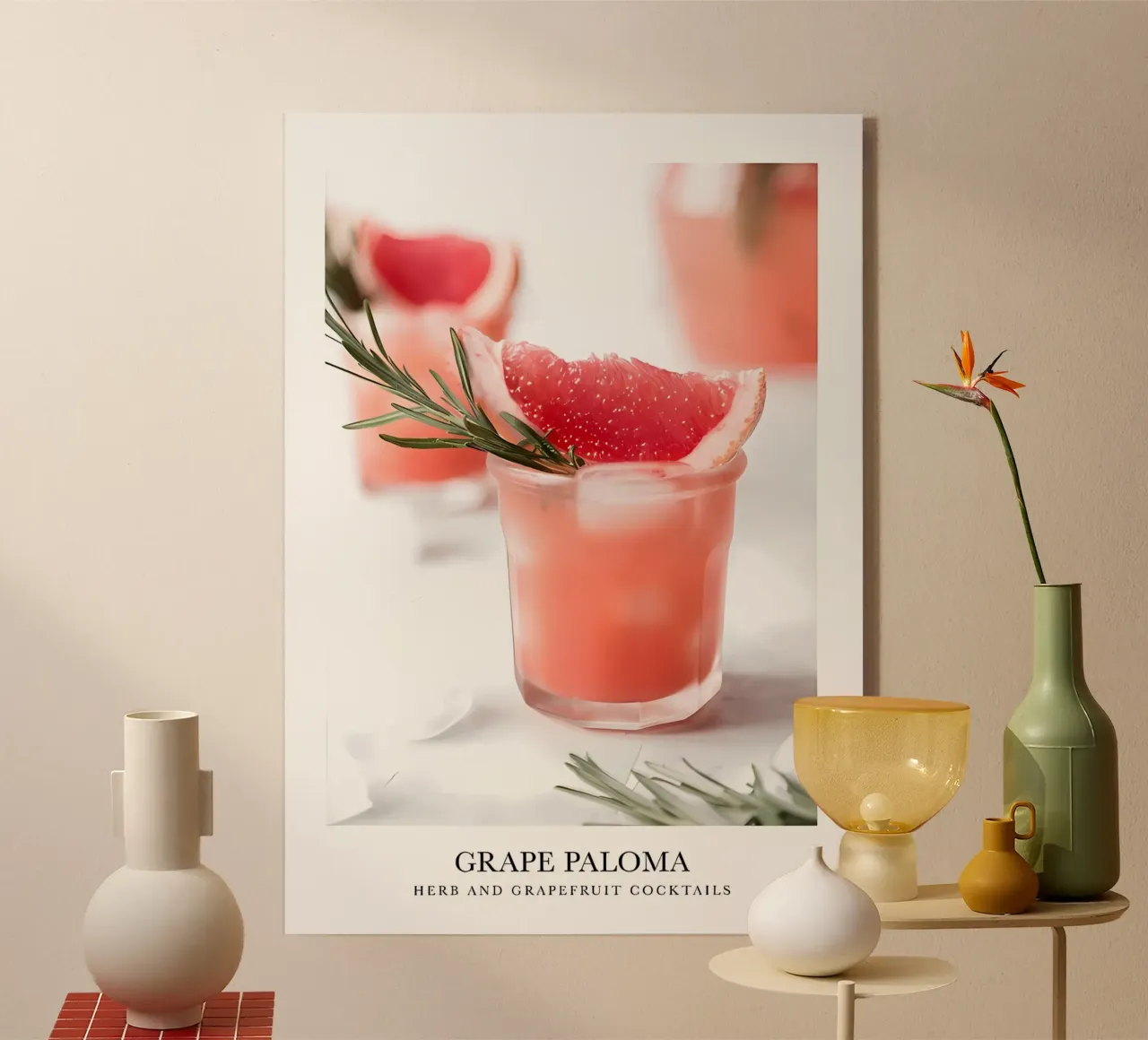 Cocktail di pompelmo plexiglass da Manhmai