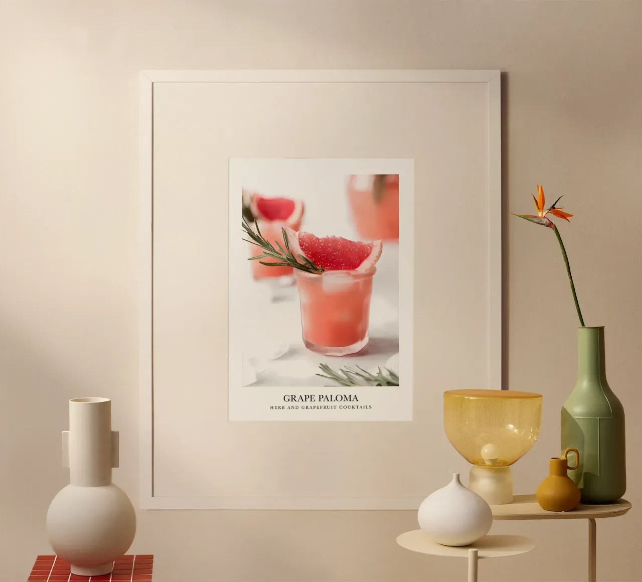 Cocktail di pompelmo poster da Manhmai