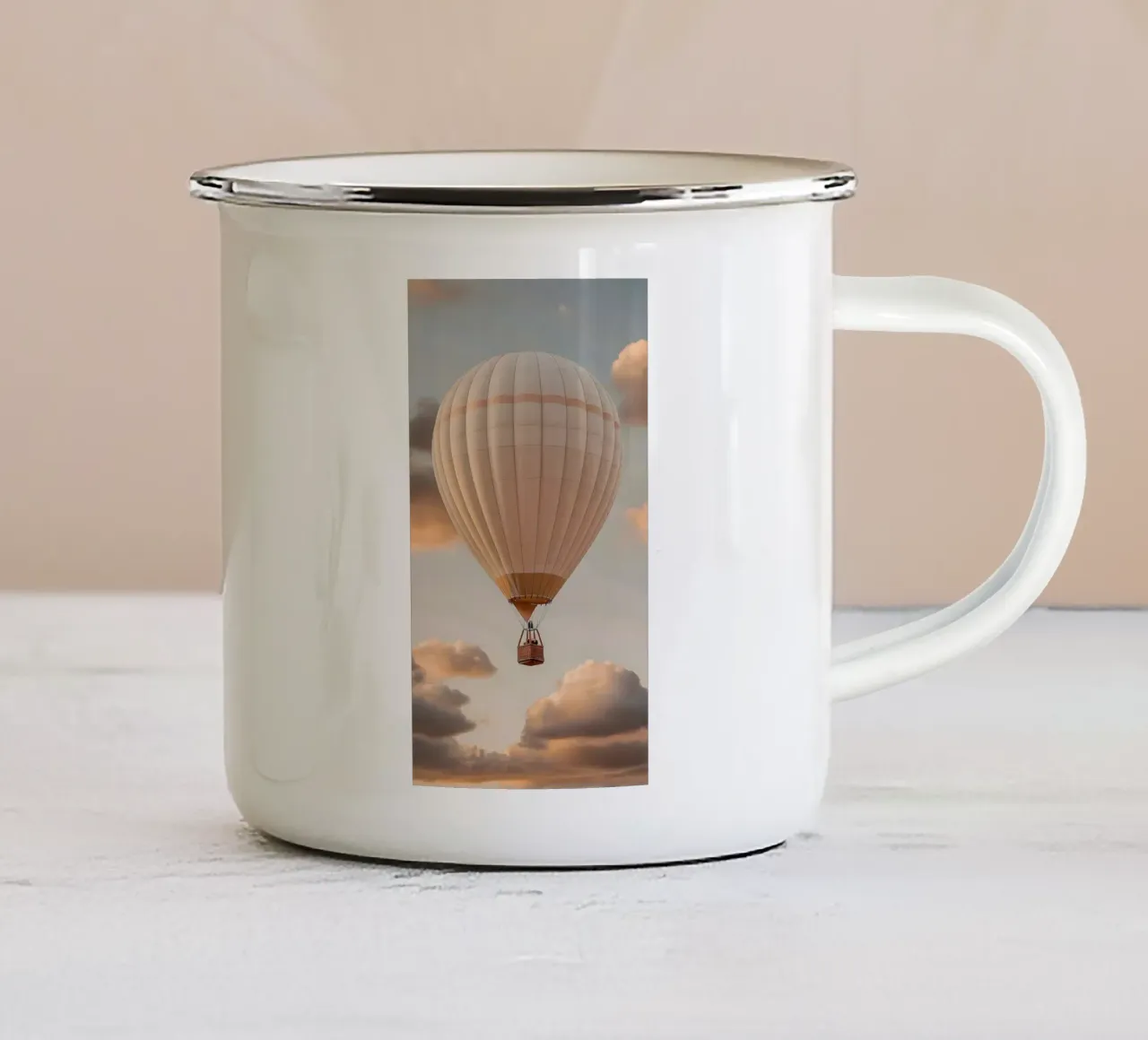 ballon tazza in smalto da mitaco