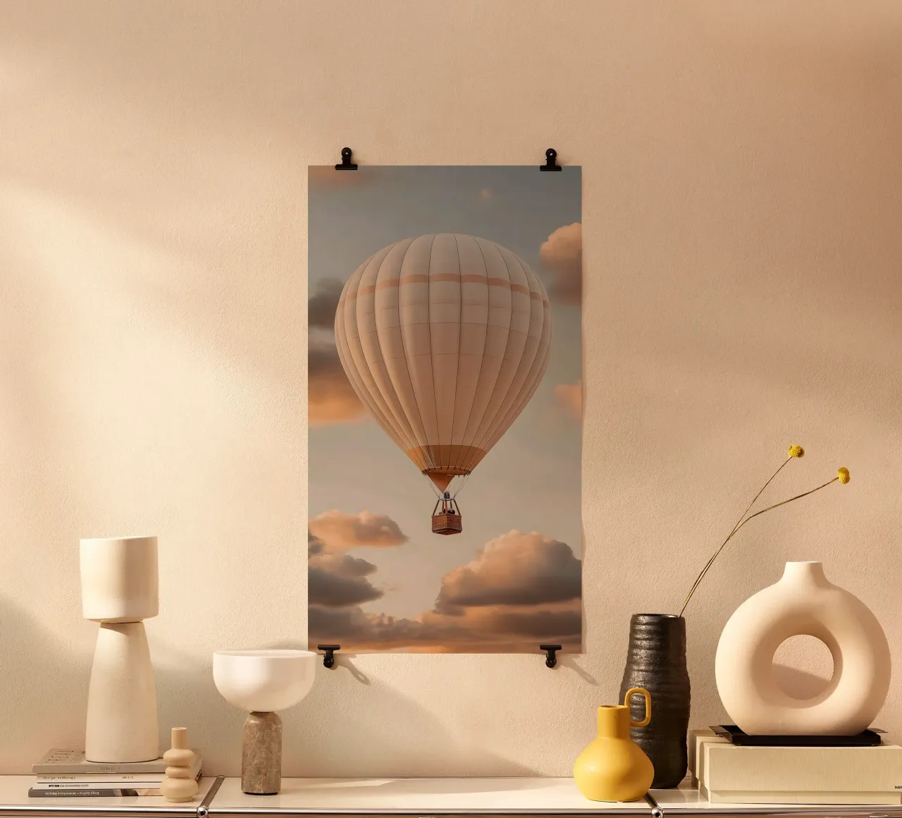 ballon poster con telaio in plastica da mitaco