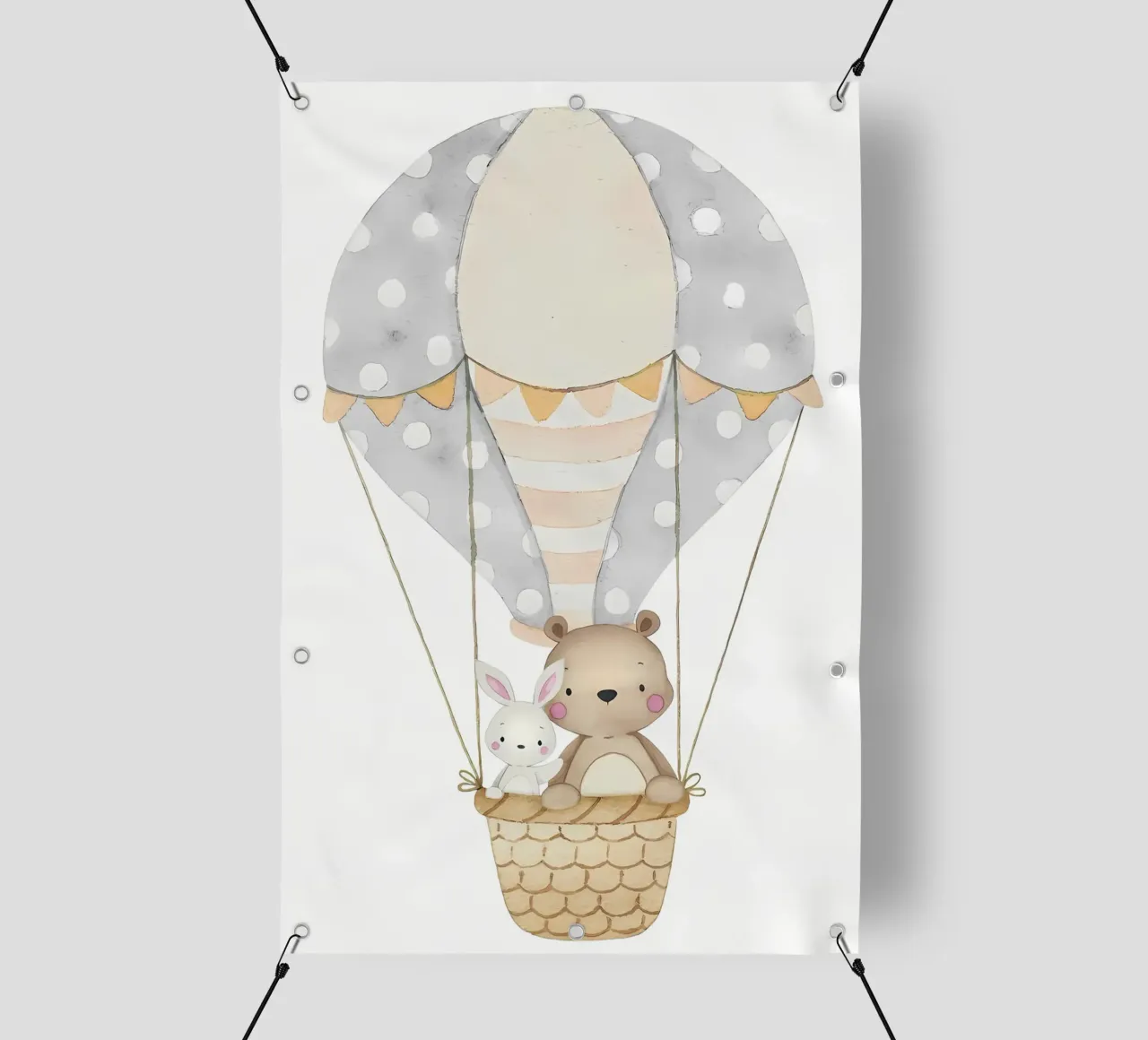 animale a palloncino telo in pvc da mitaco