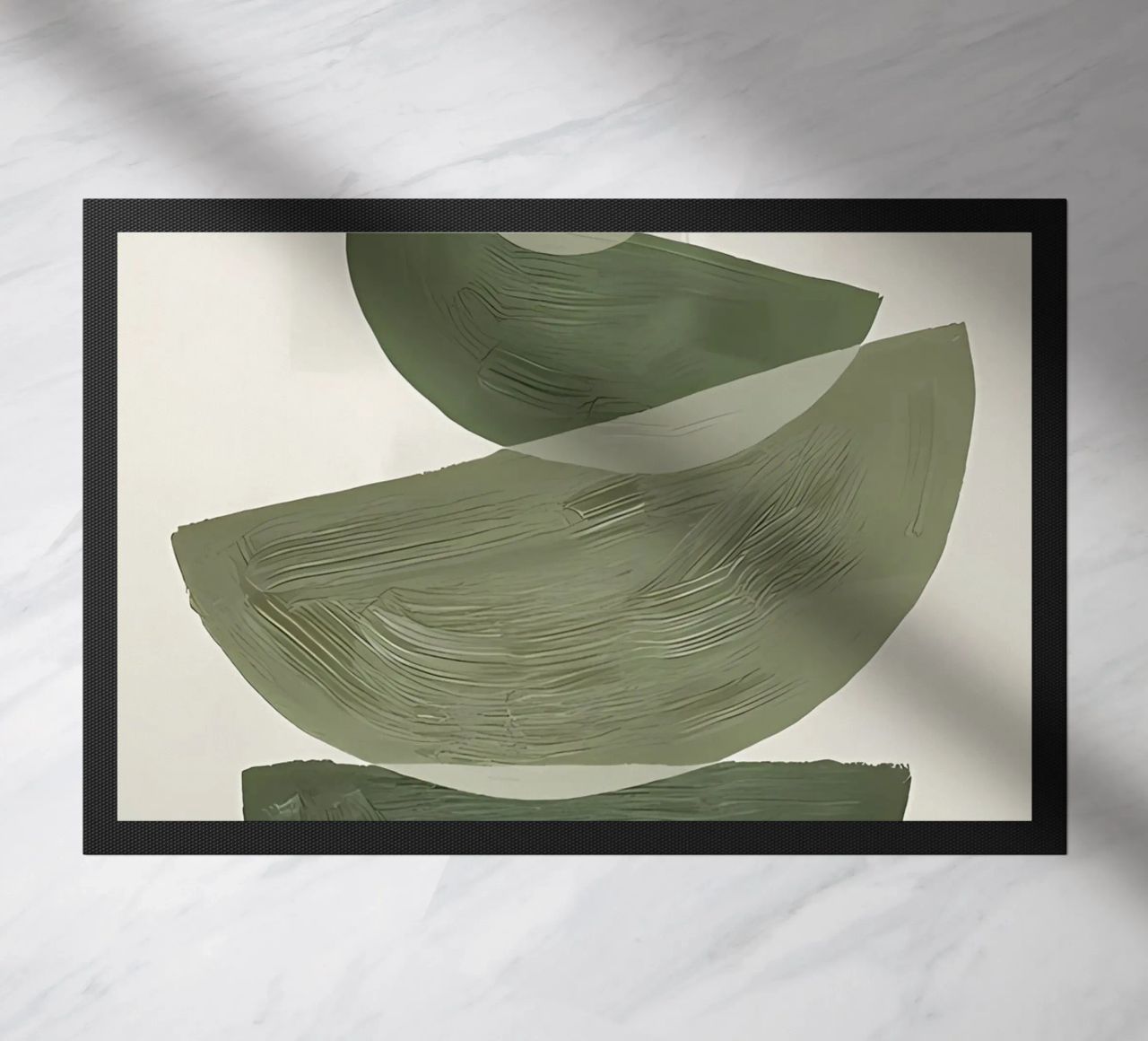 Grune formes graphiques No2 paillasson de Manhmai