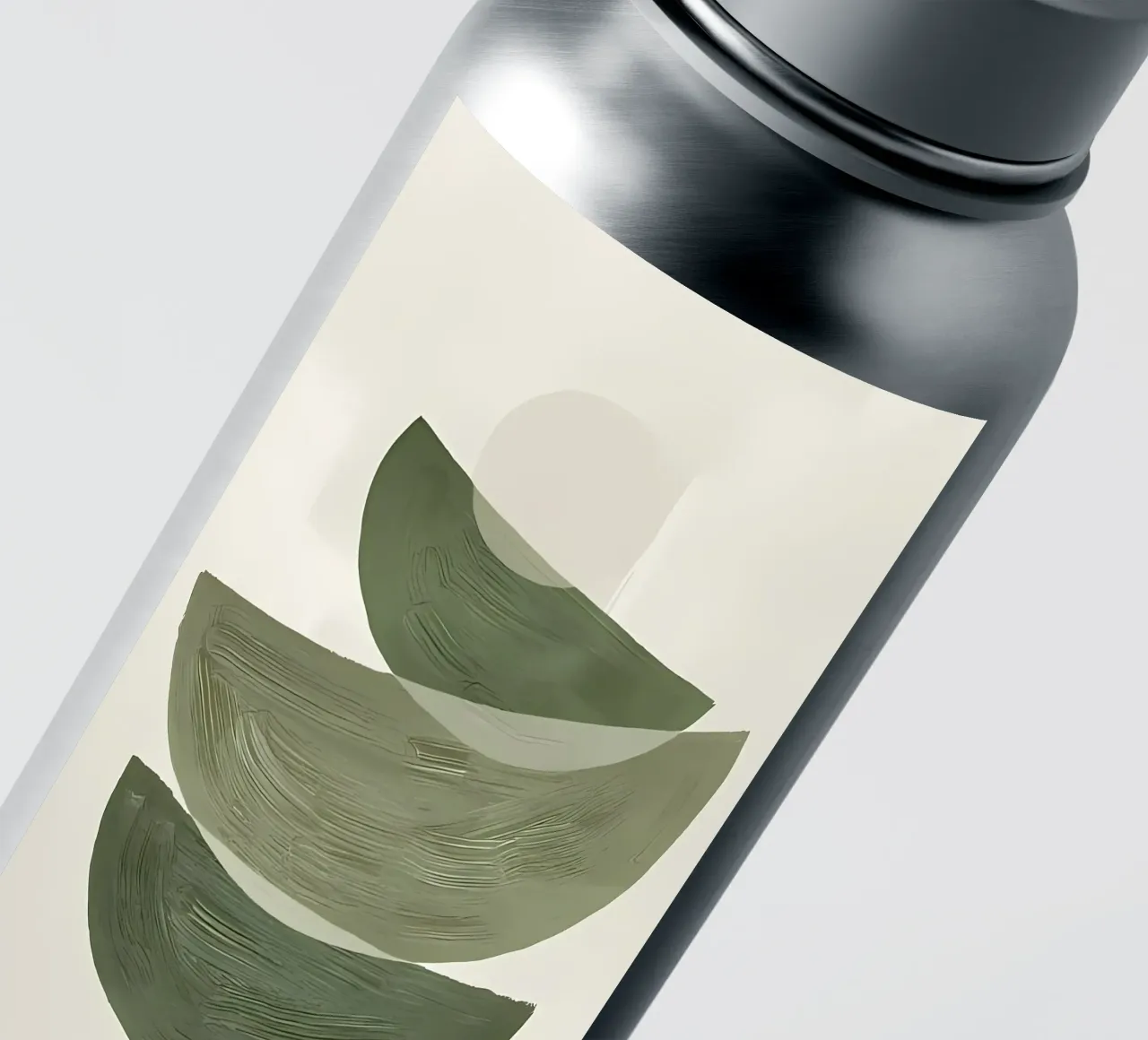 Grune grafische Formen No2 Sticker von Manhmai