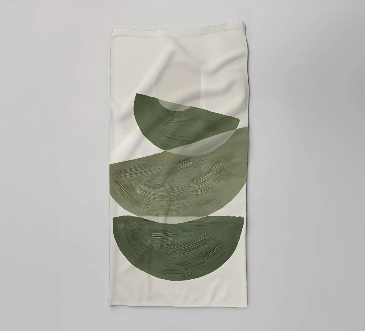 Grune formes graphiques No2 serviette de bain de Manhmai