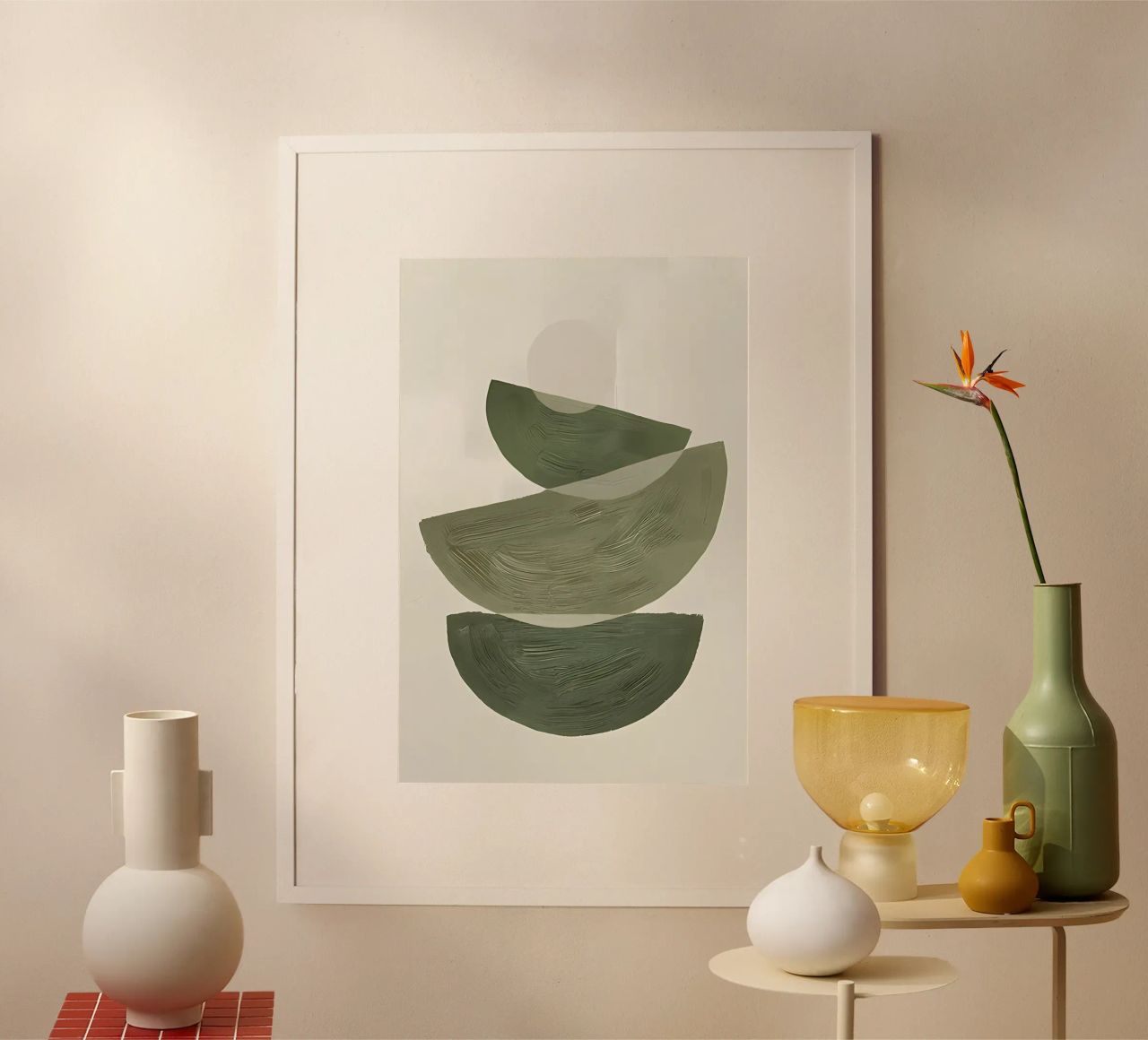 Grune formes graphiques No2 poster de Manhmai