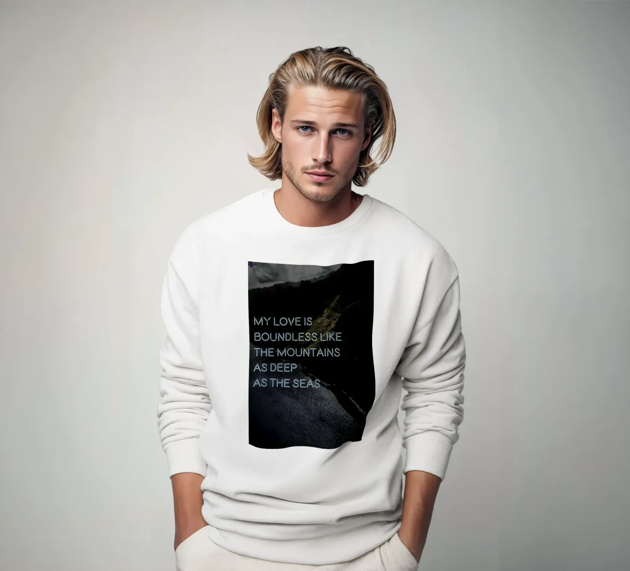 My love is boundless felpa da Oh Darling