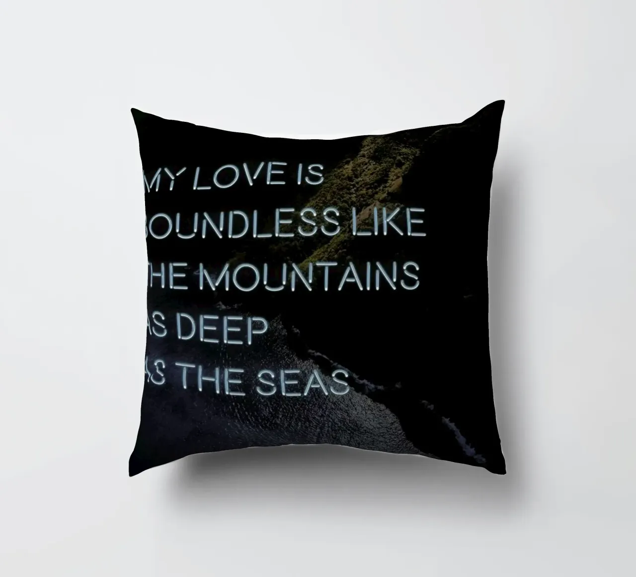 My love is boundless cuscino da Oh Darling