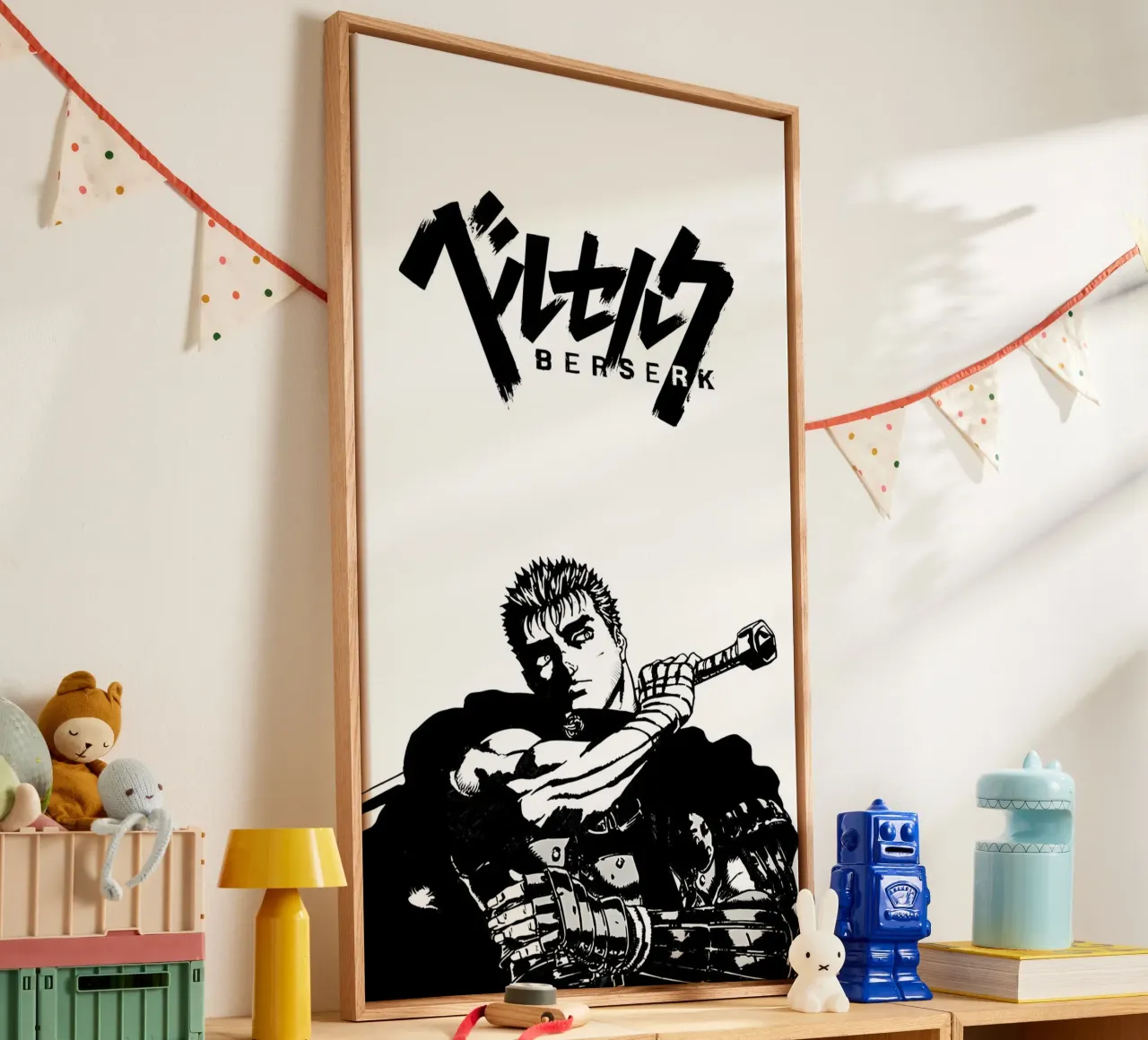 guts berserk Leinwand mit Schattenfugenrahmen von Manhmai