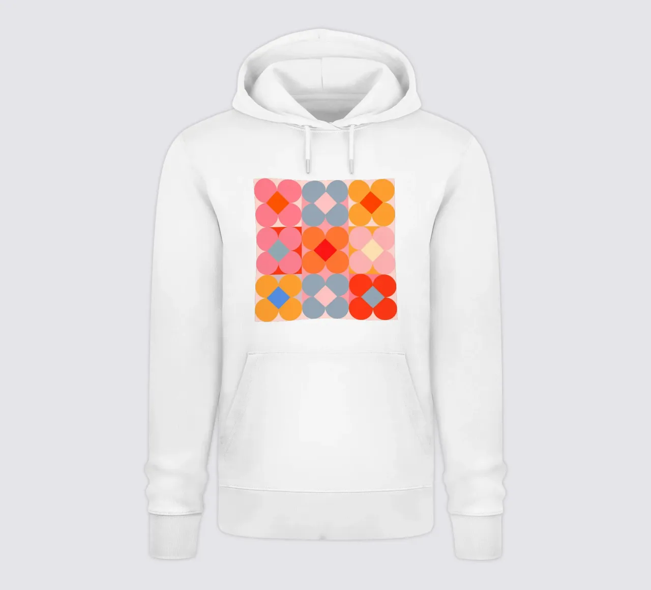 Fiori geometrici 01 felpa con cappuccio da Gaite