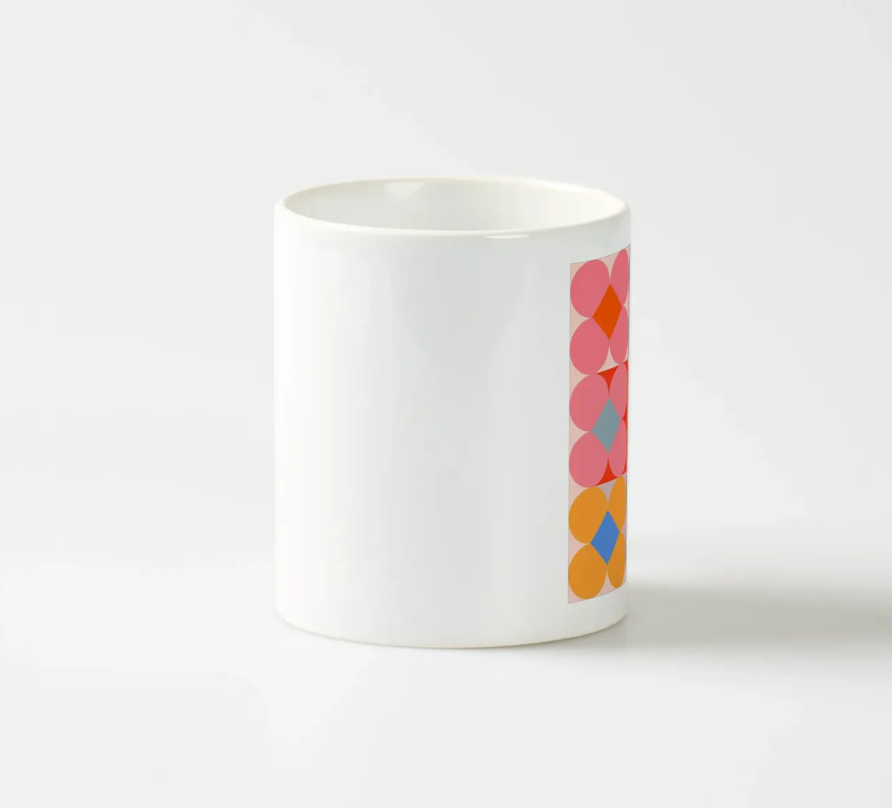 Fiori geometrici 01 tazza in ceramica da Gaite