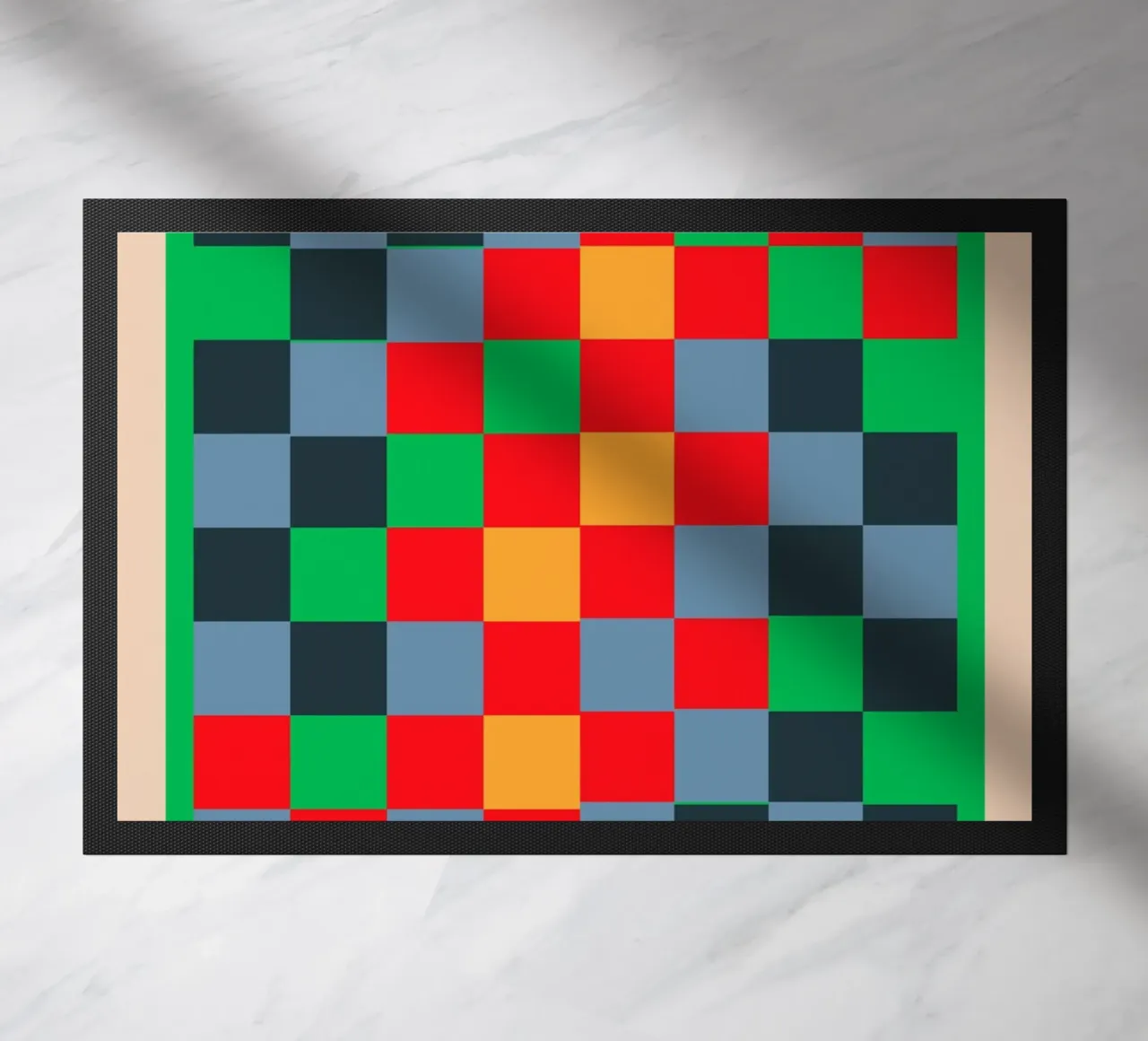 Scacchiera colorata 2 zerbino da Gaite