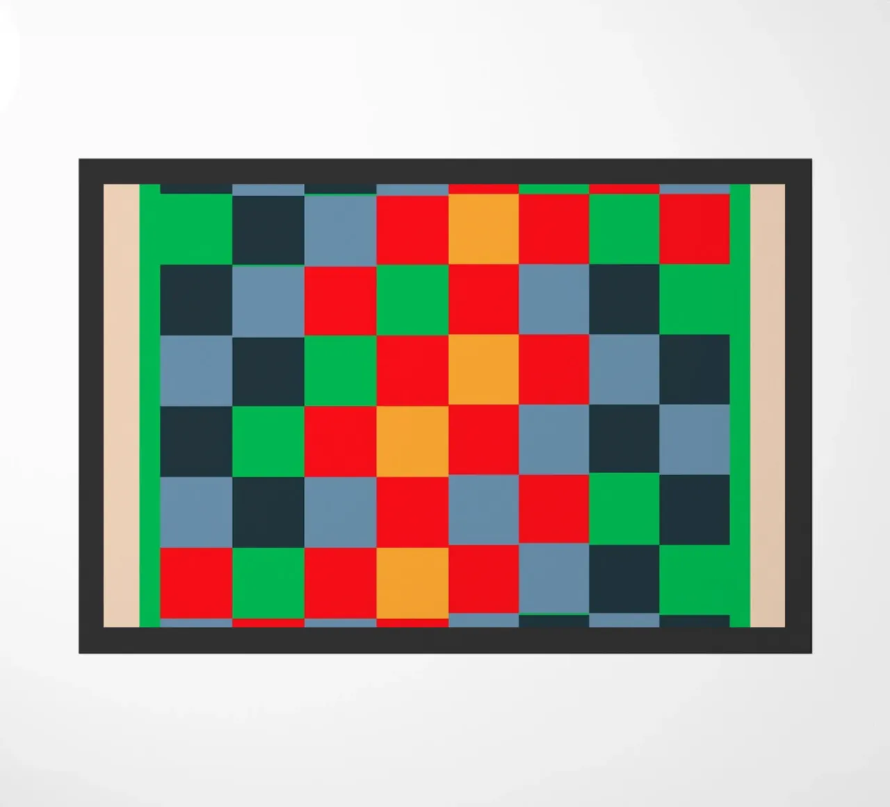 Scacchiera colorata 2 zerbino da Gaite