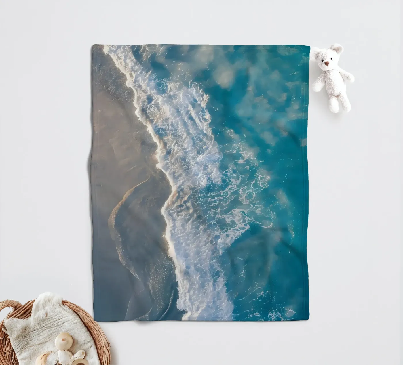 Strand Fleecedecke von mitaco