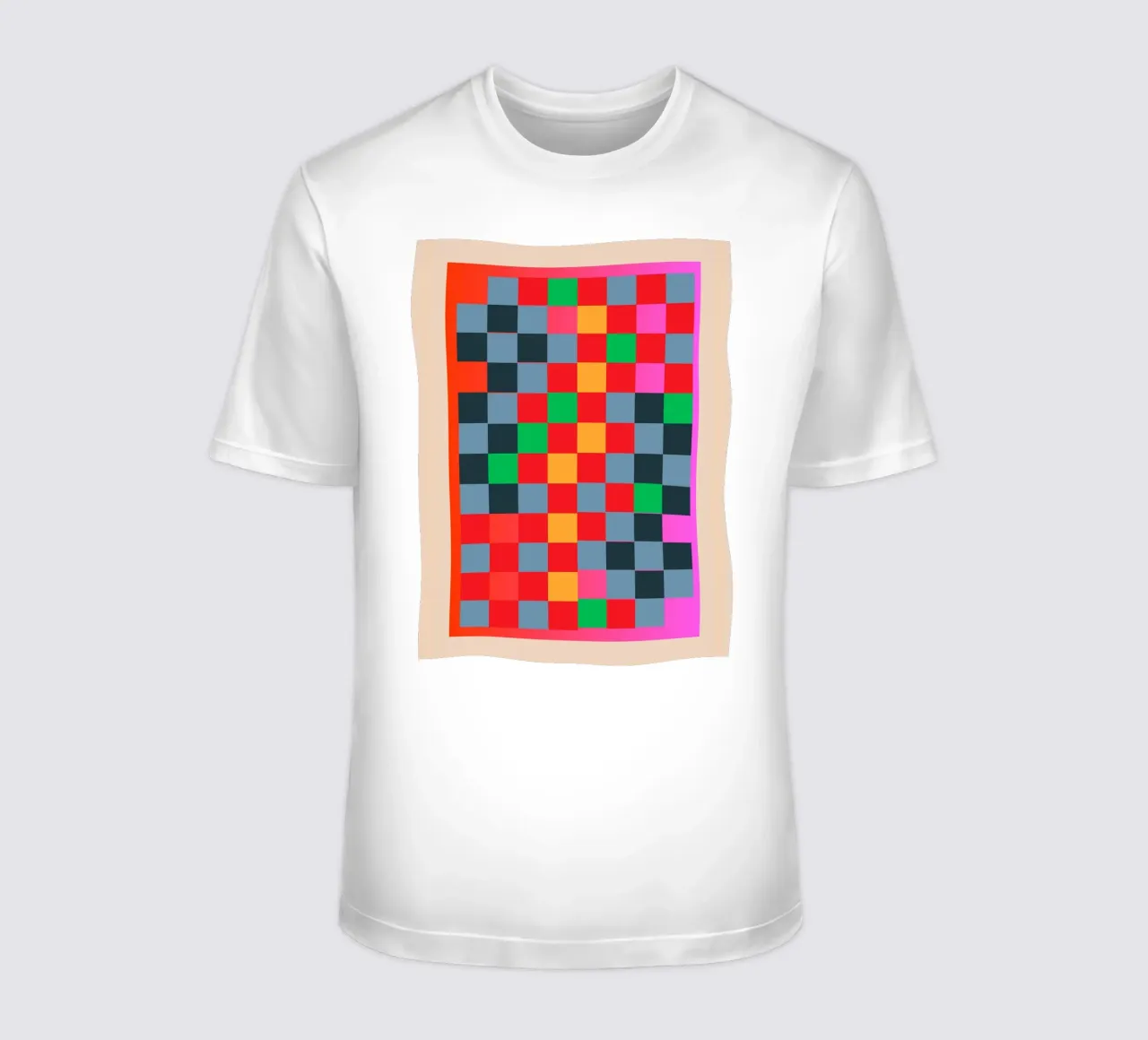 Scacchiera colorata t-shirt da Gaite