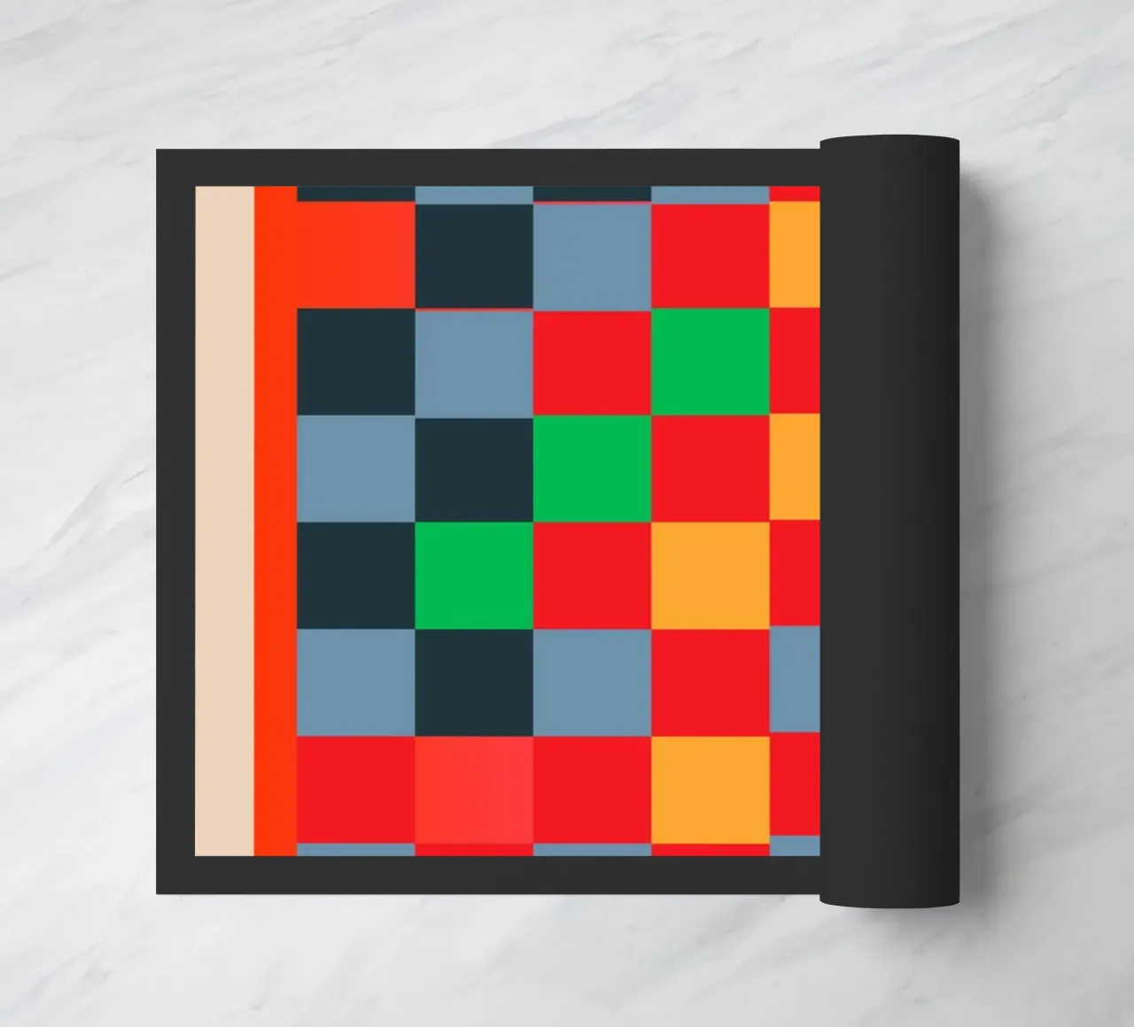 Scacchiera colorata zerbino da Gaite