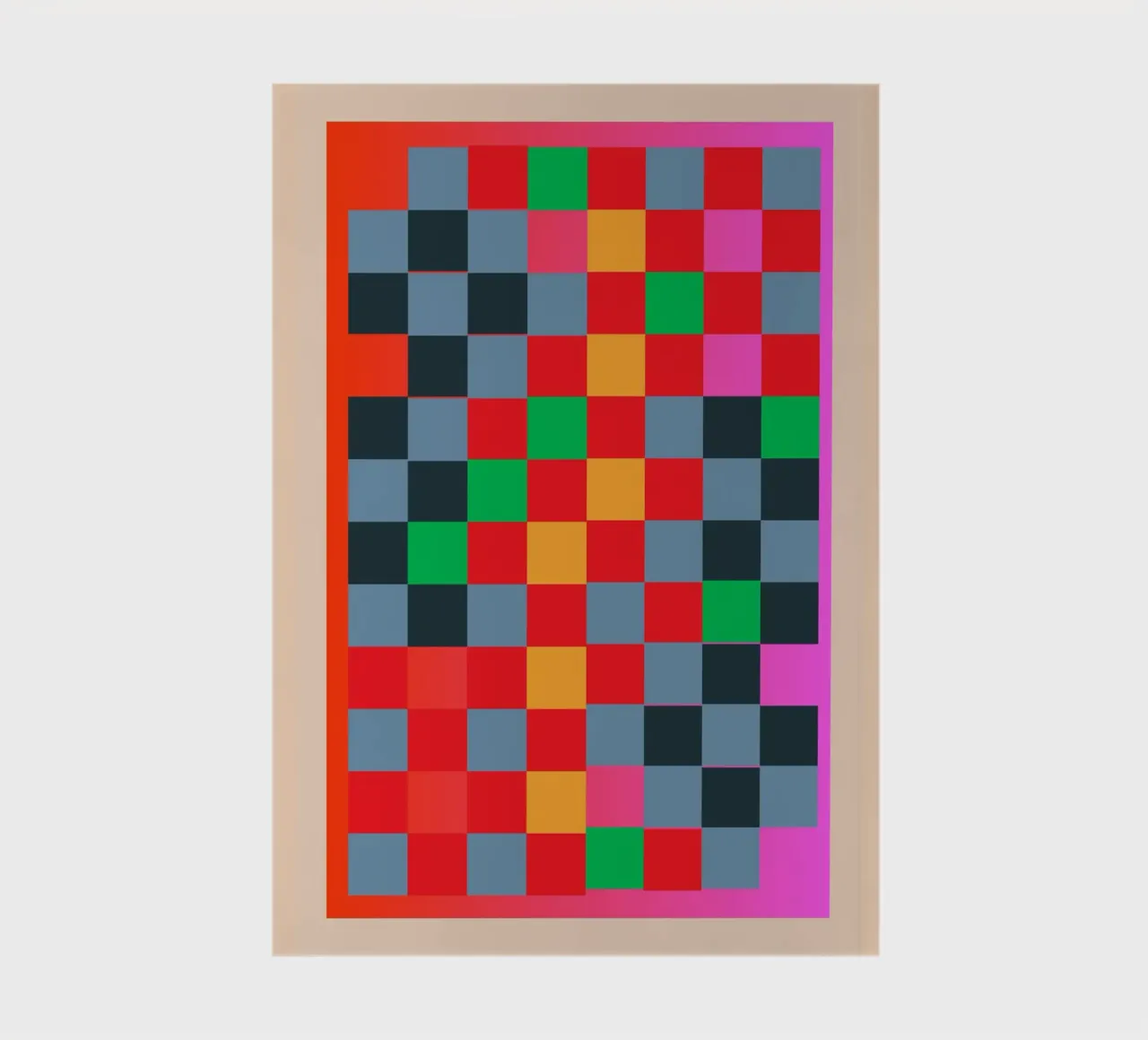 Colorful Checkerboard notebook by Gaite