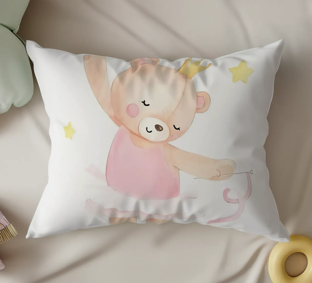 orso bambino carino cuscino da mitaco