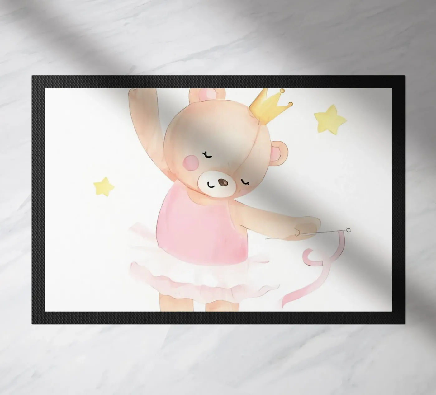 bear cute kid doormat by mitaco