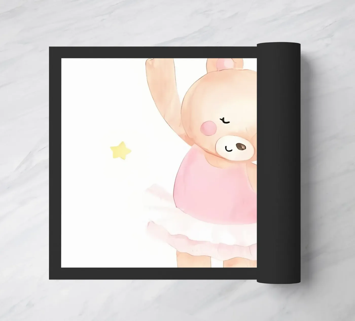 bear cute kid doormat by mitaco