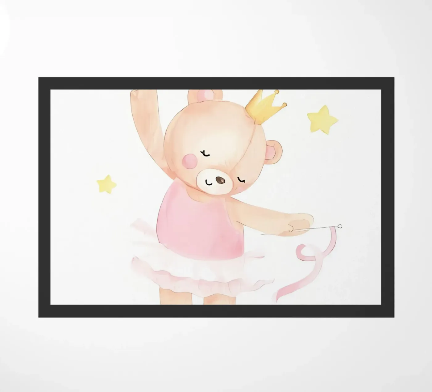 bear cute kid doormat by mitaco