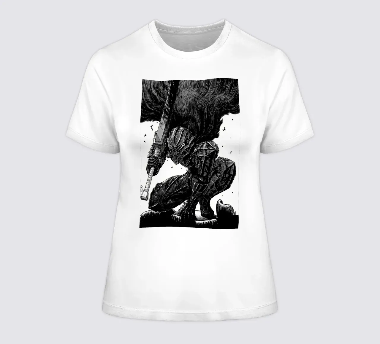 guts women's fitted t-shirt by Manhmai