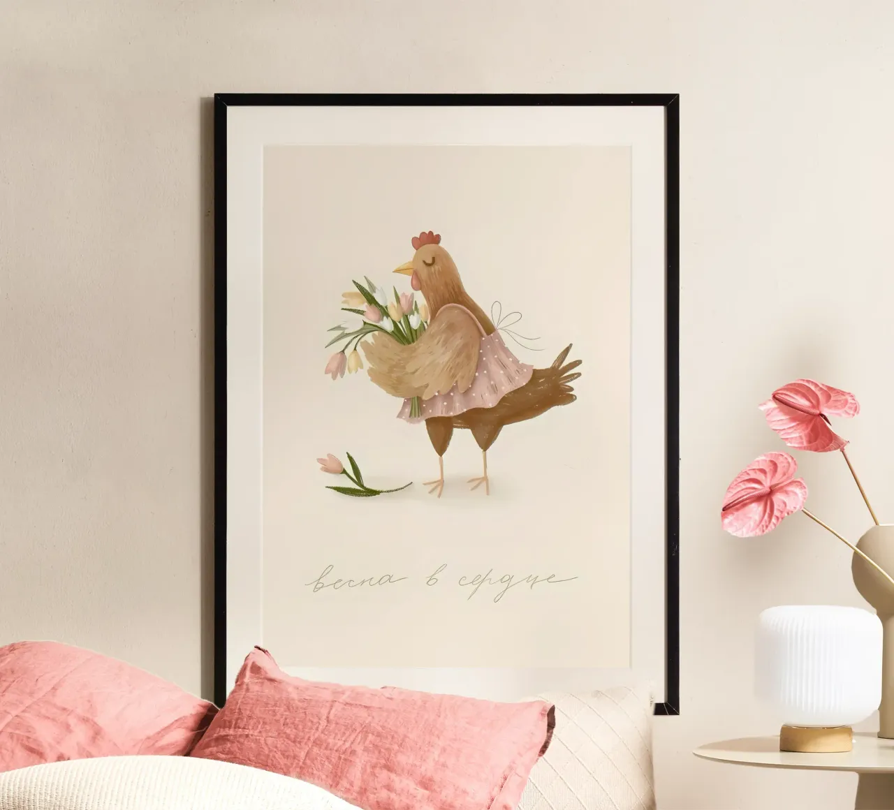 becna cepgye poster con telaio in legno da mitaco
