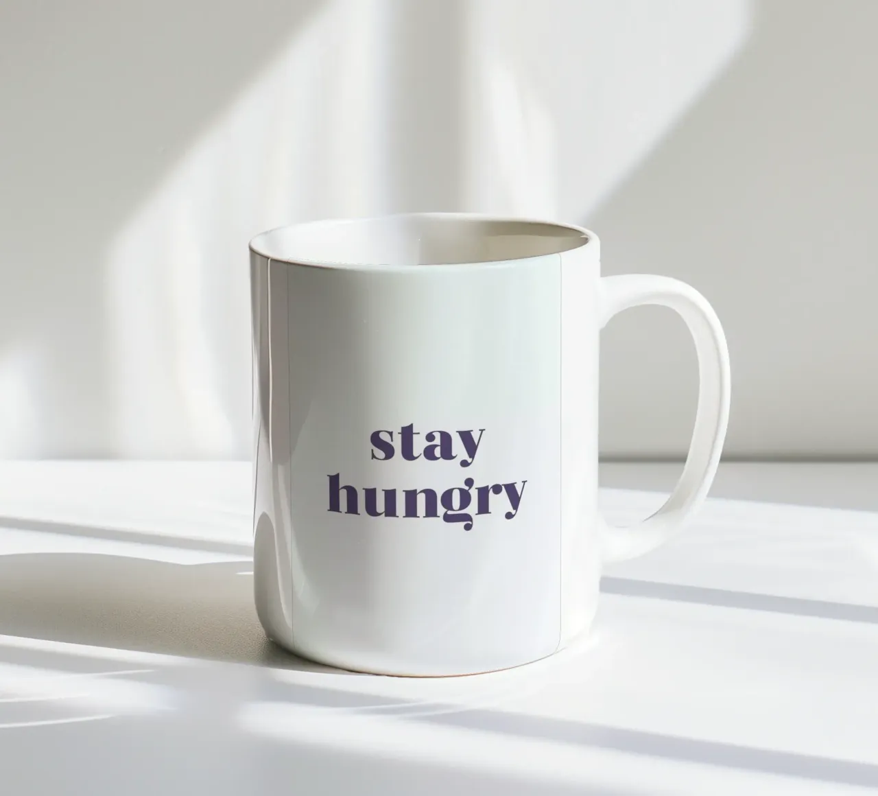 Stay Foolish tazza in ceramica da Studio One