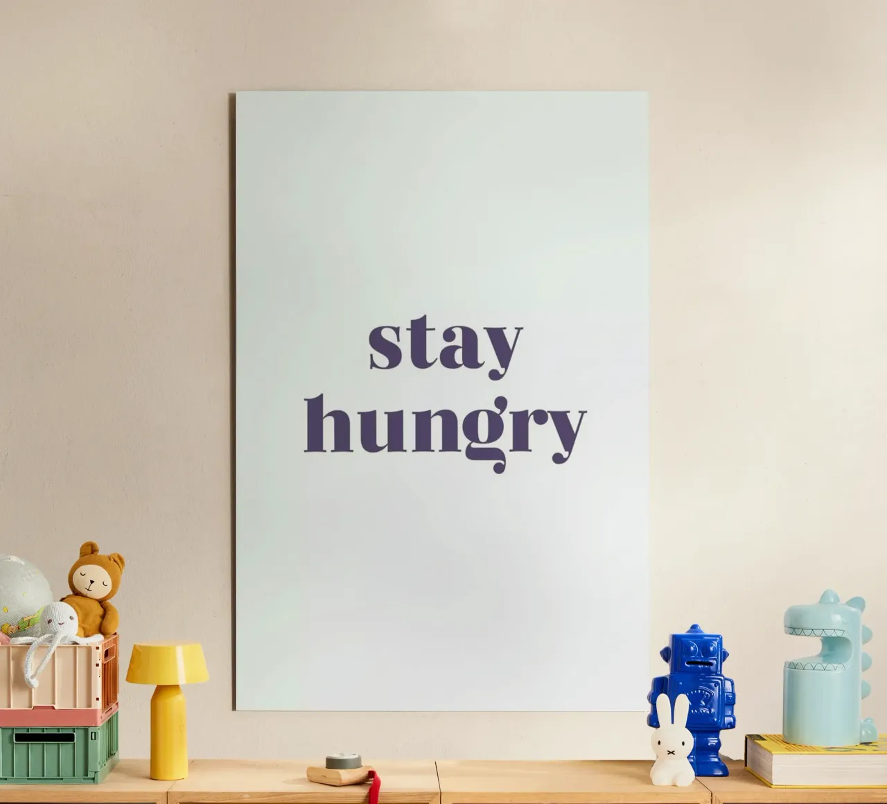 Stay Foolish alluminio dibond da Studio One