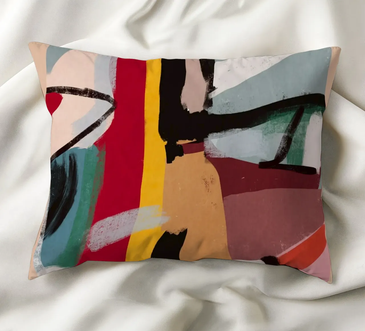 Arte astratta moderna 60 cuscino da ThingDesign