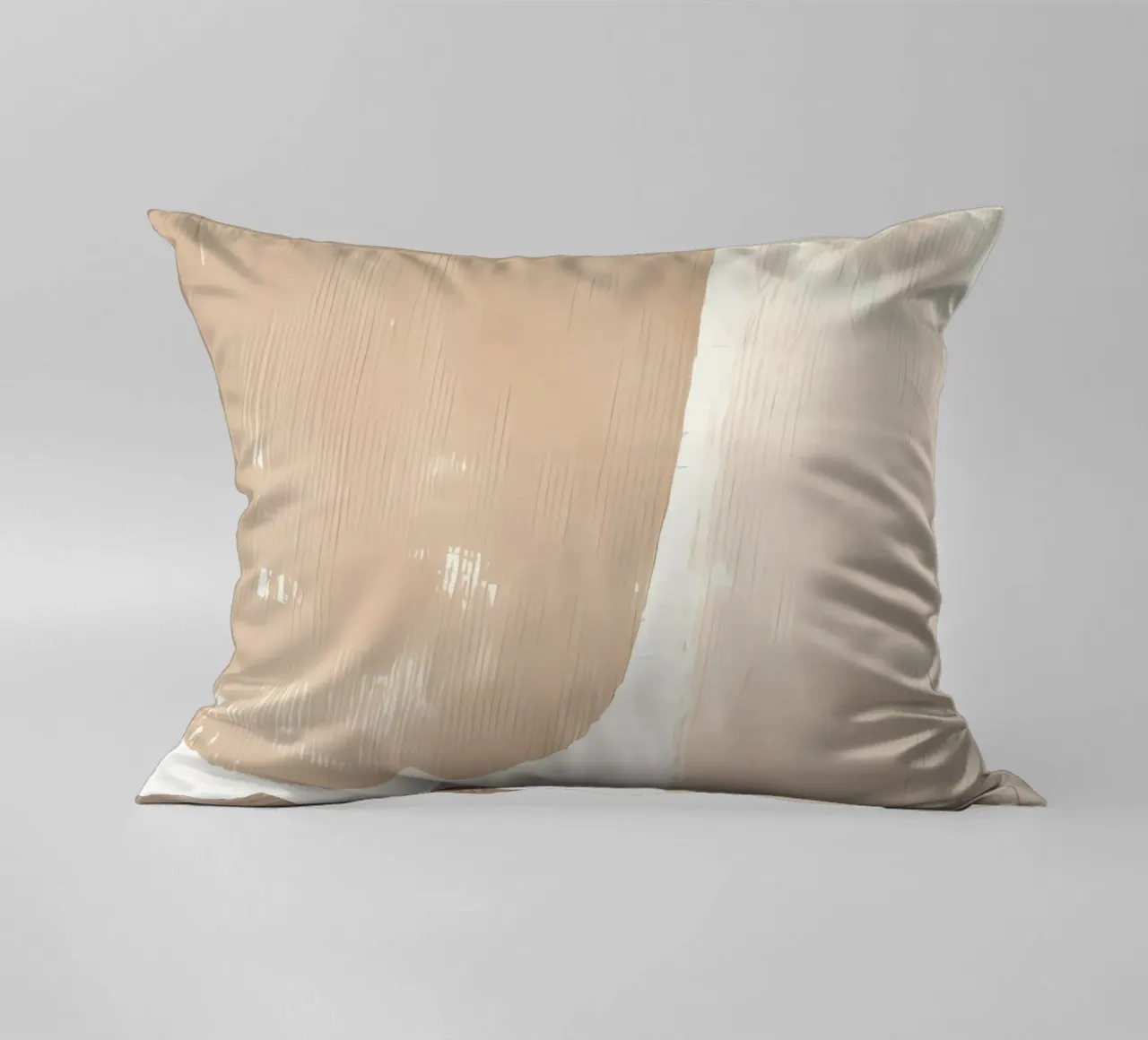 Macchie di colore beige cuscino da mitaco