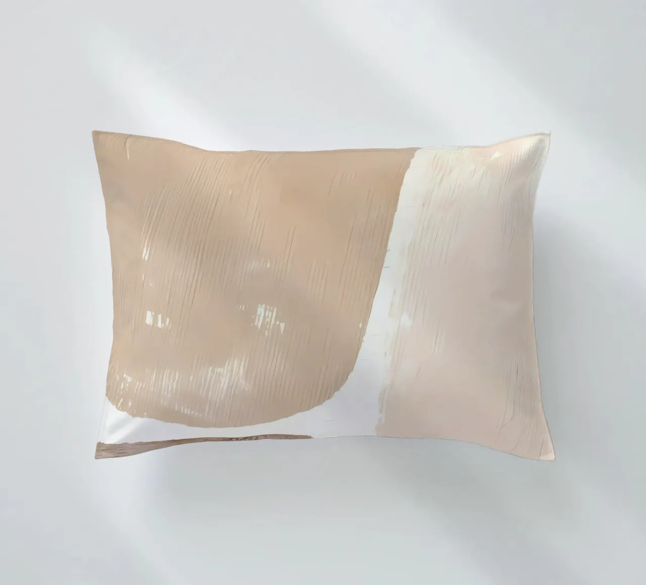 Macchie di colore beige cuscino da mitaco