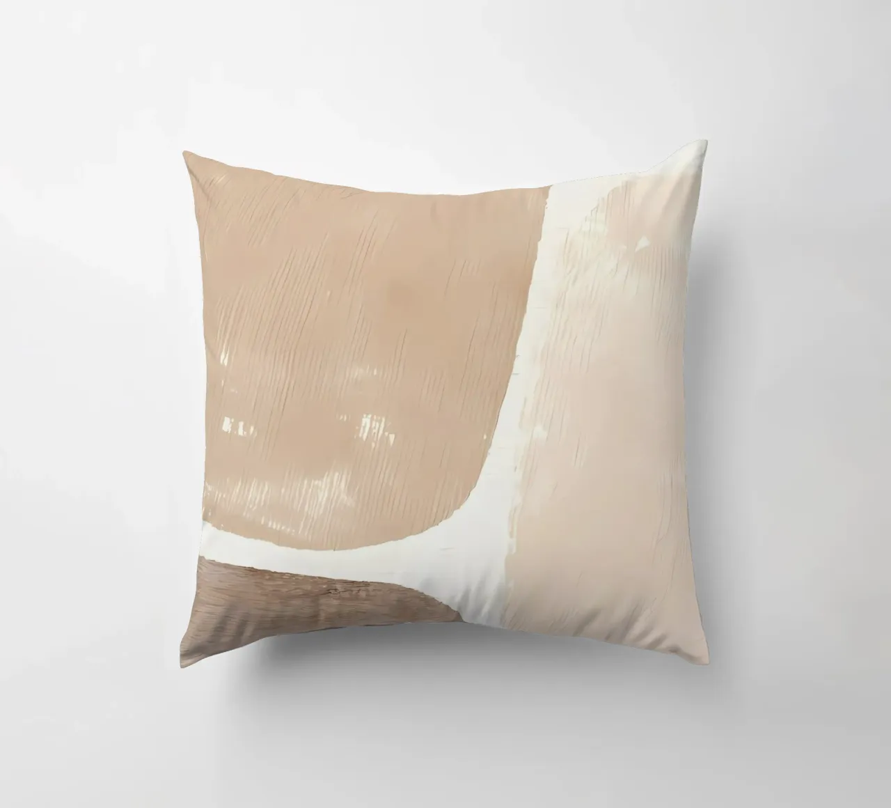 Macchie di colore beige cuscino da mitaco