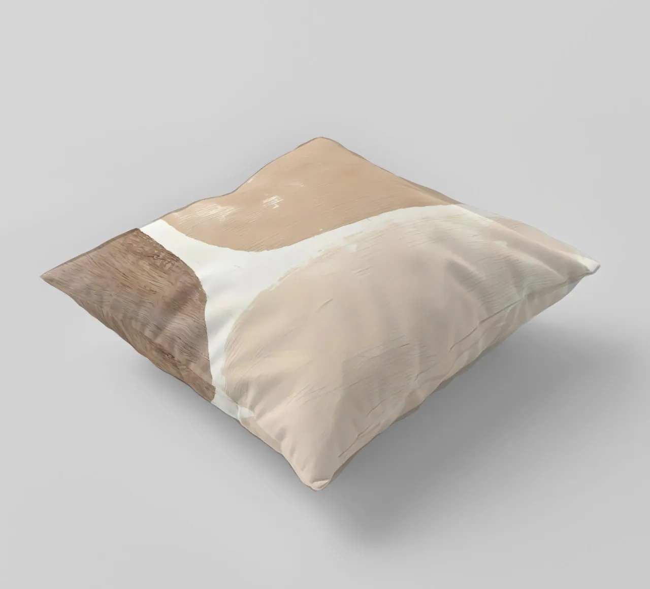 Macchie di colore beige cuscino da mitaco