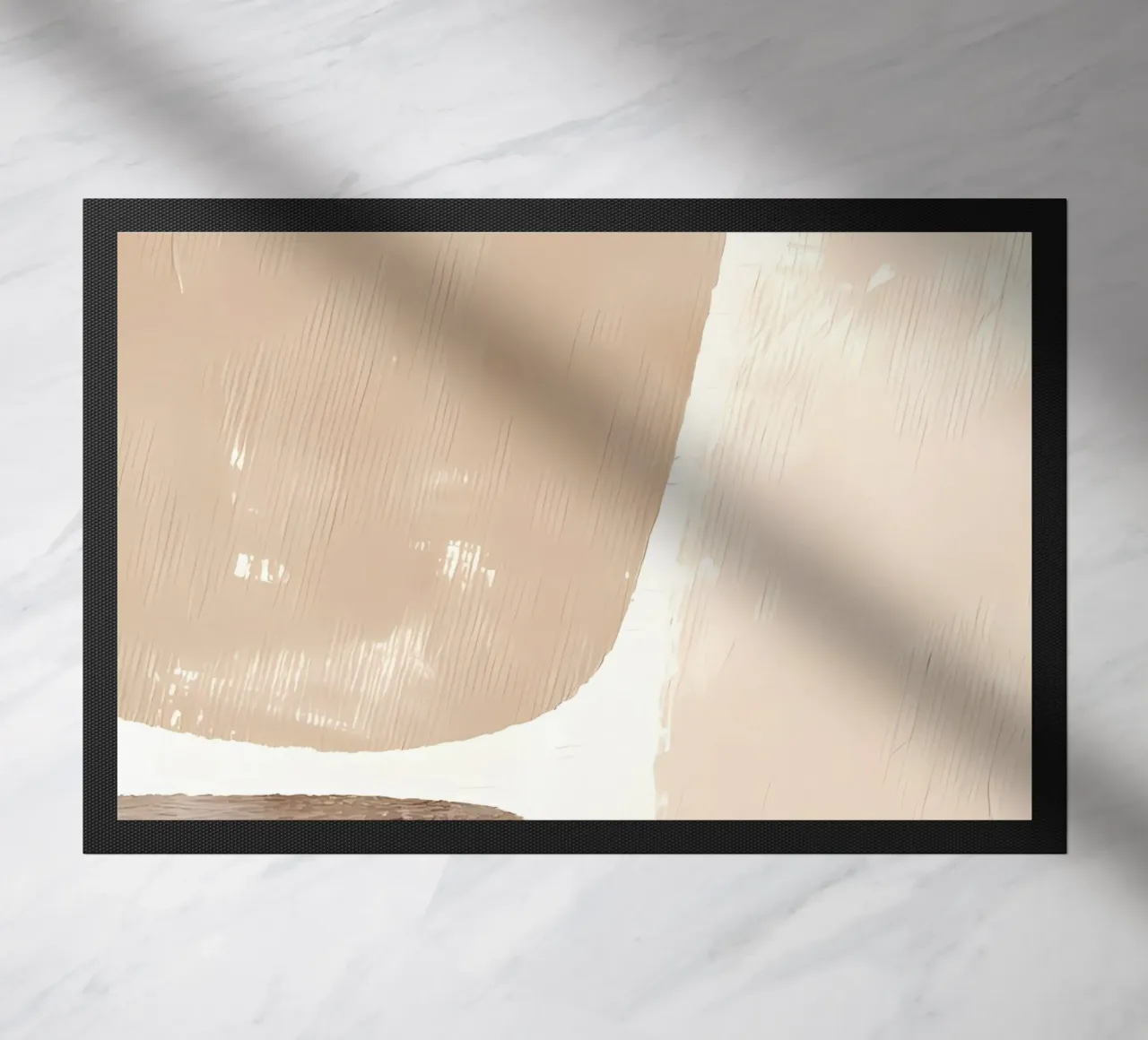 Macchie di colore beige zerbino da mitaco