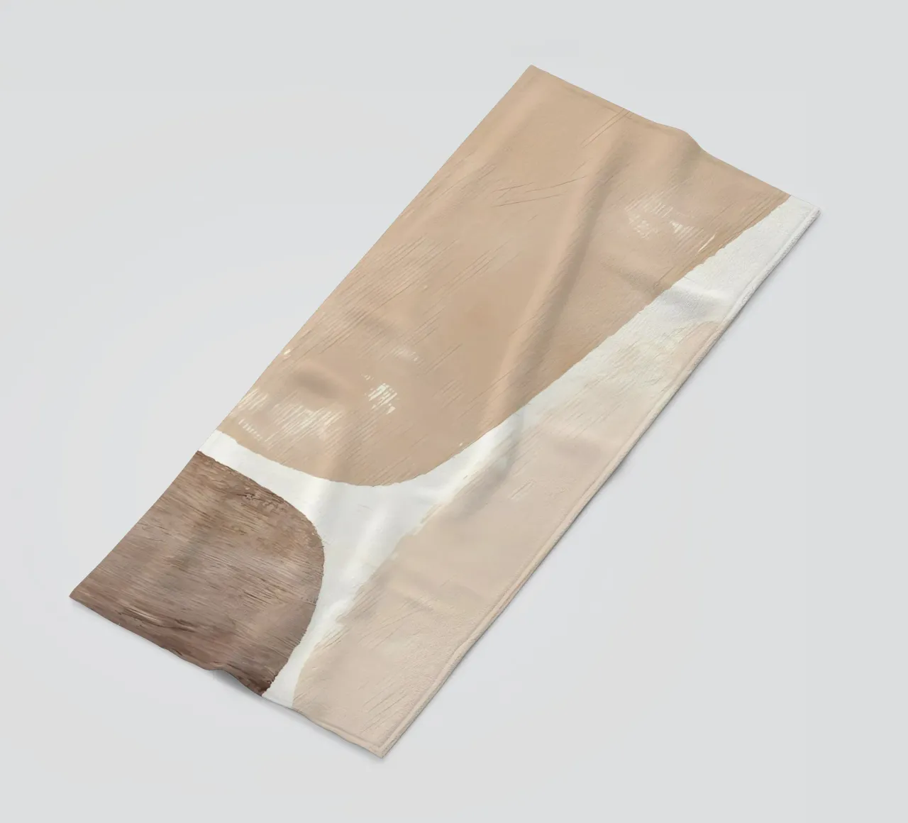Macchie di colore beige telo mare da mitaco