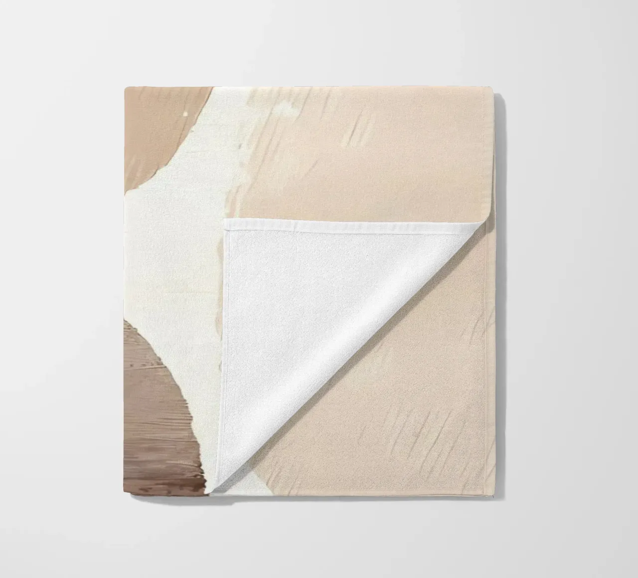 Macchie di colore beige telo mare da mitaco