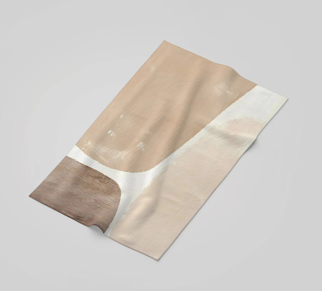 Macchie di colore beige telo mare da mitaco