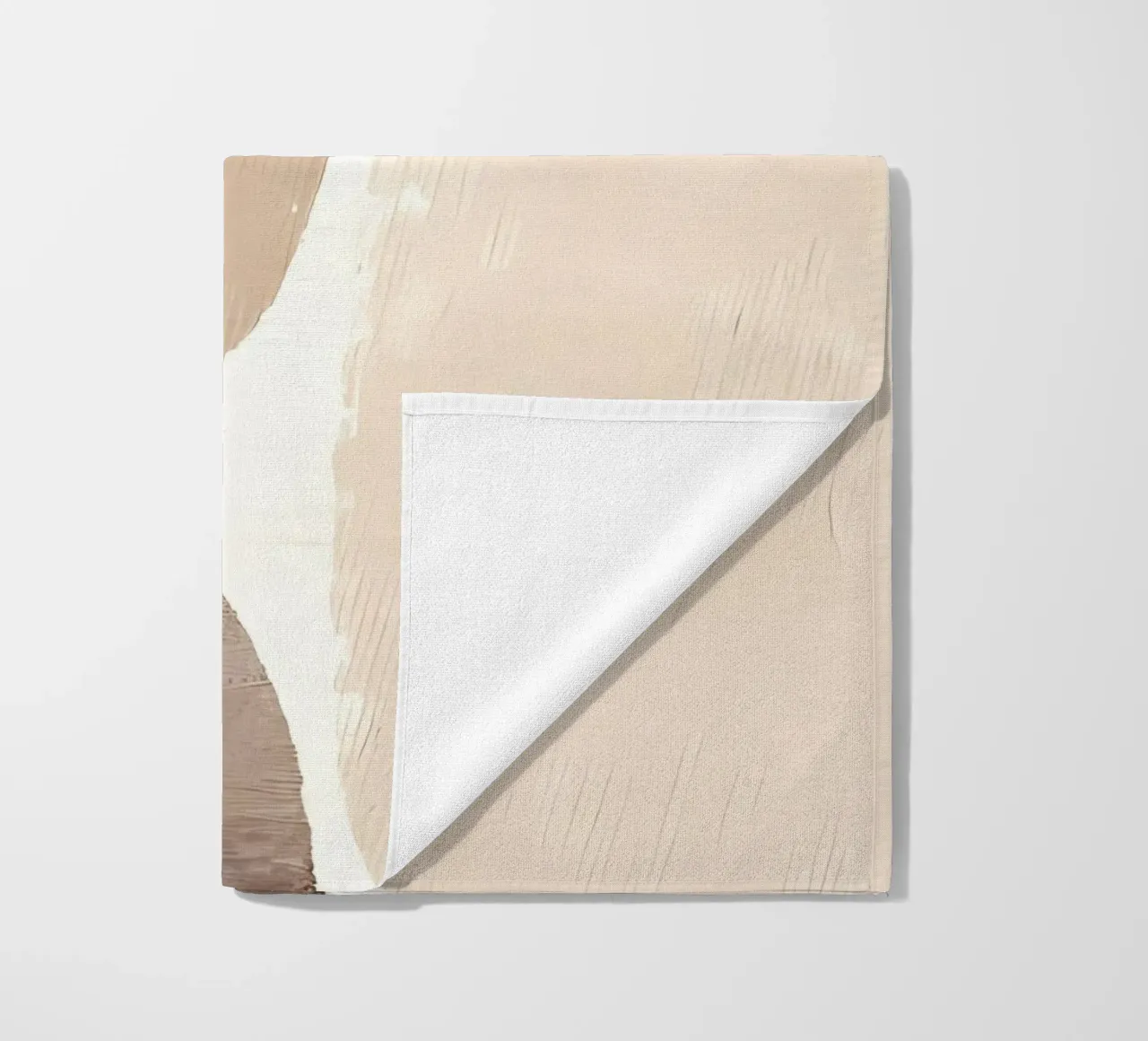 Macchie di colore beige telo mare da mitaco