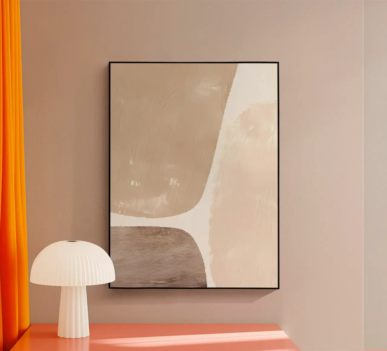 Macchie di colore beige plexiglass da mitaco