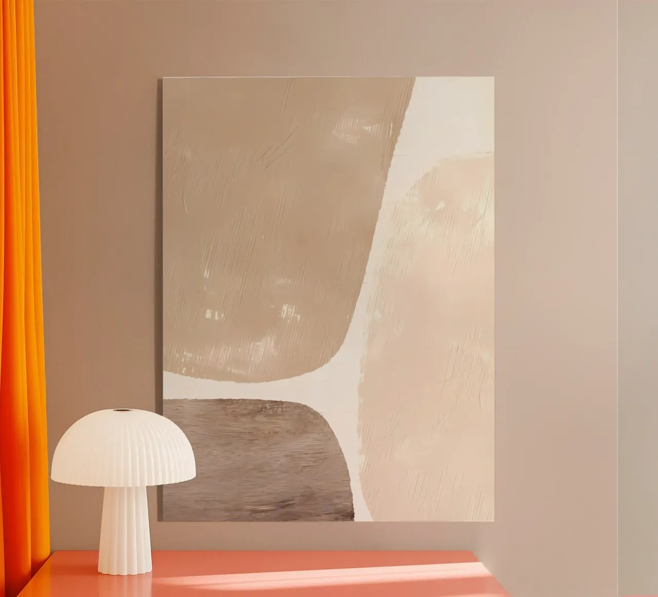 Macchie di colore beige plexiglass da mitaco