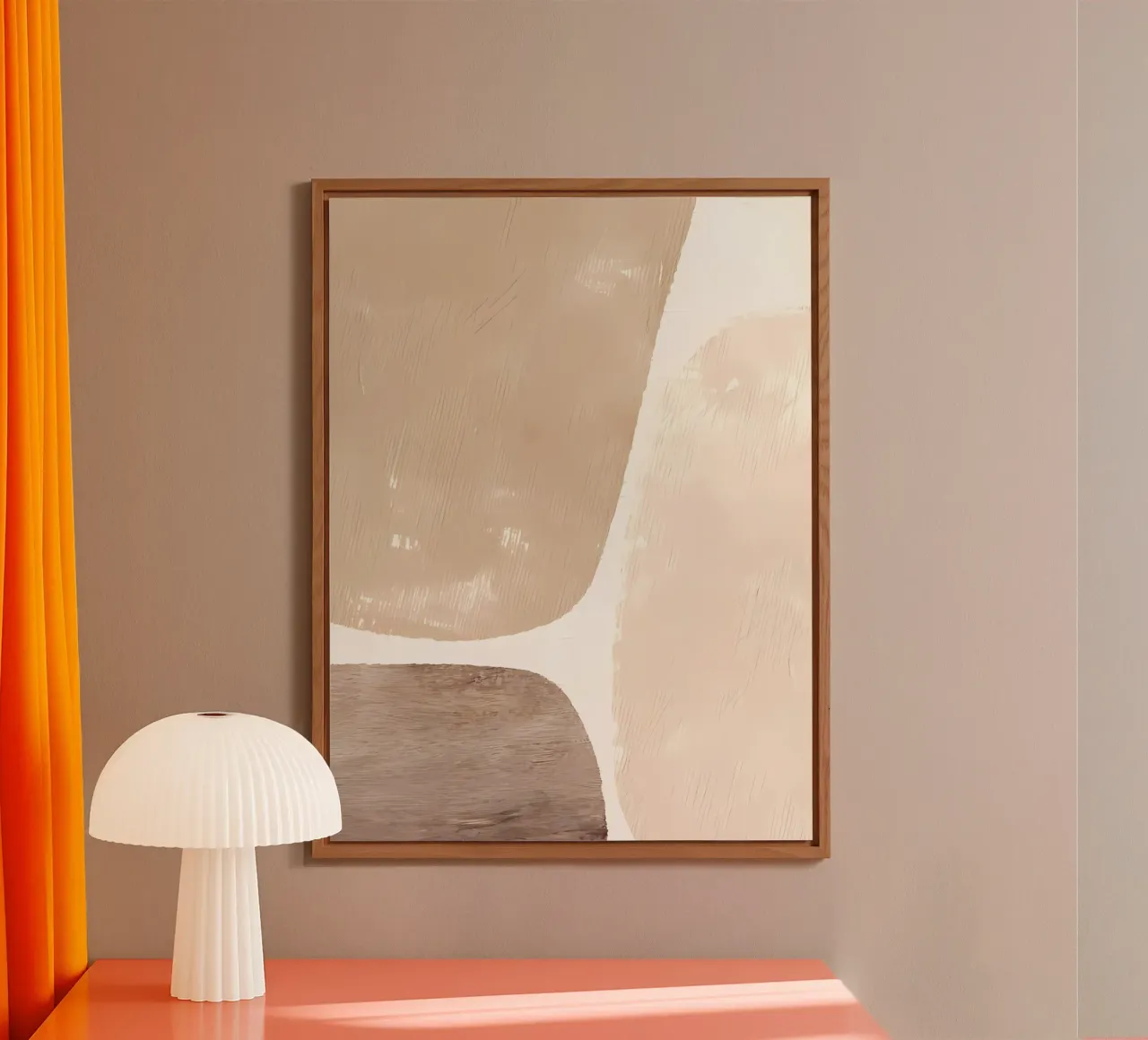 Macchie di colore beige alluminio dibond da mitaco