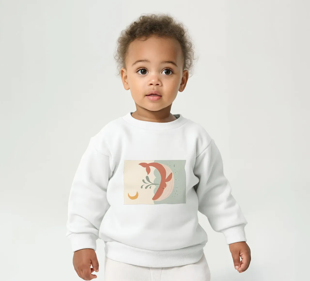 Gelukkige walvis baby sweatshirt van Manhmai