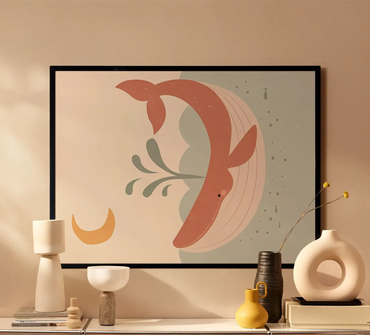 Happy Whale hahnemühle by Manhmai