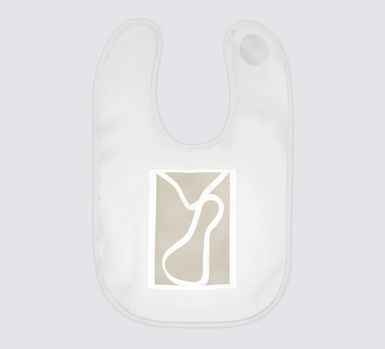 Beige bavaglino da mitaco