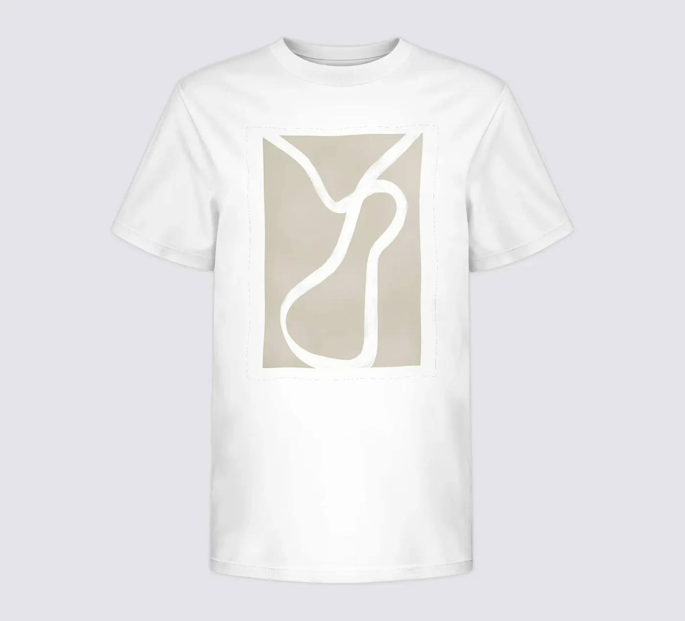 Beige t-shirt bambini da mitaco