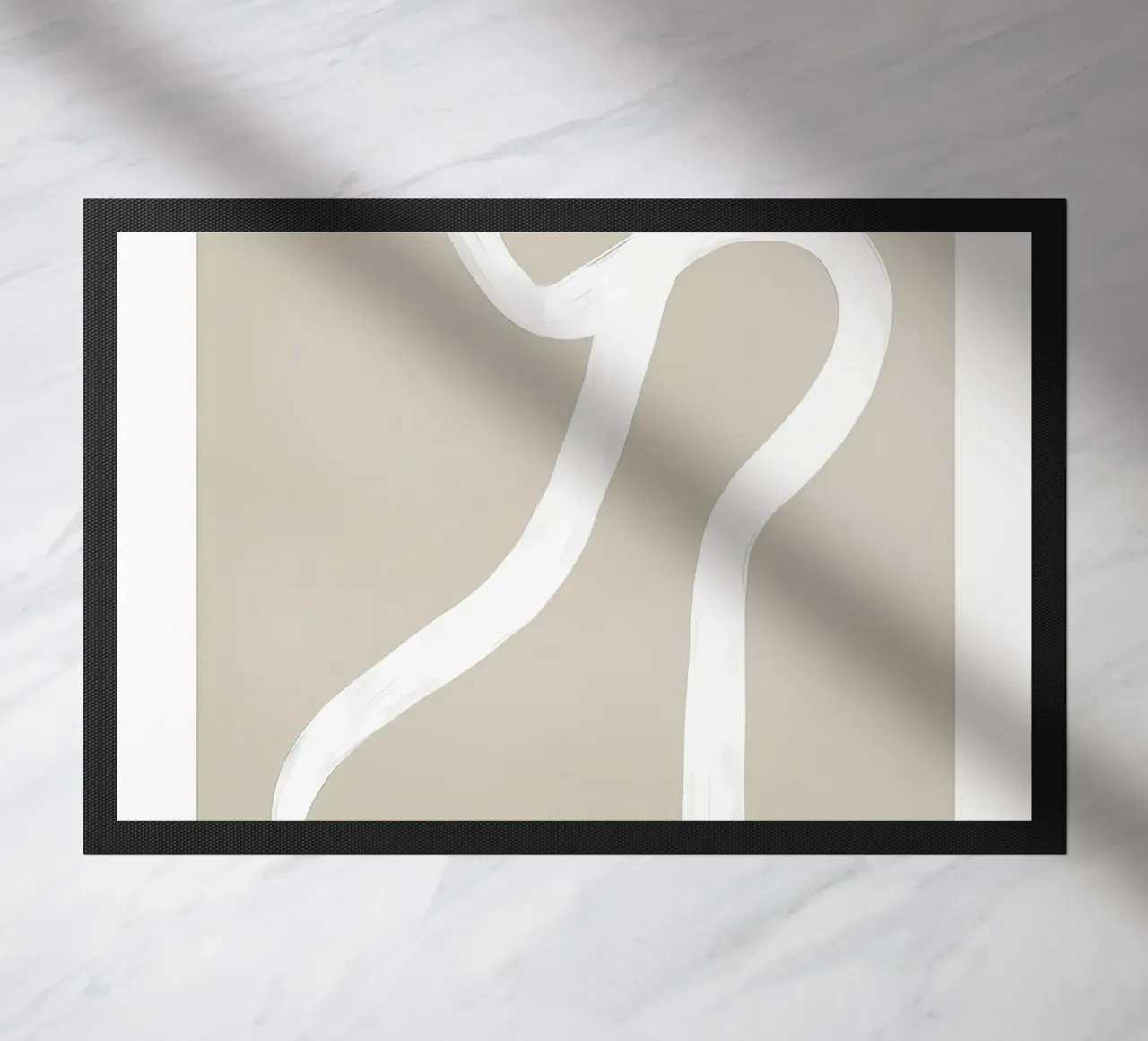 Beige doormat by mitaco