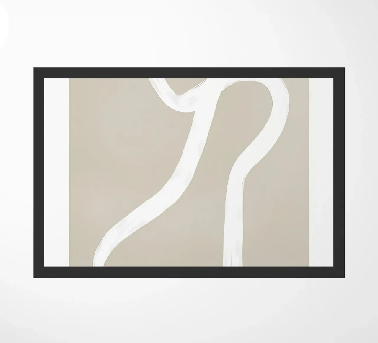 Beige doormat by mitaco